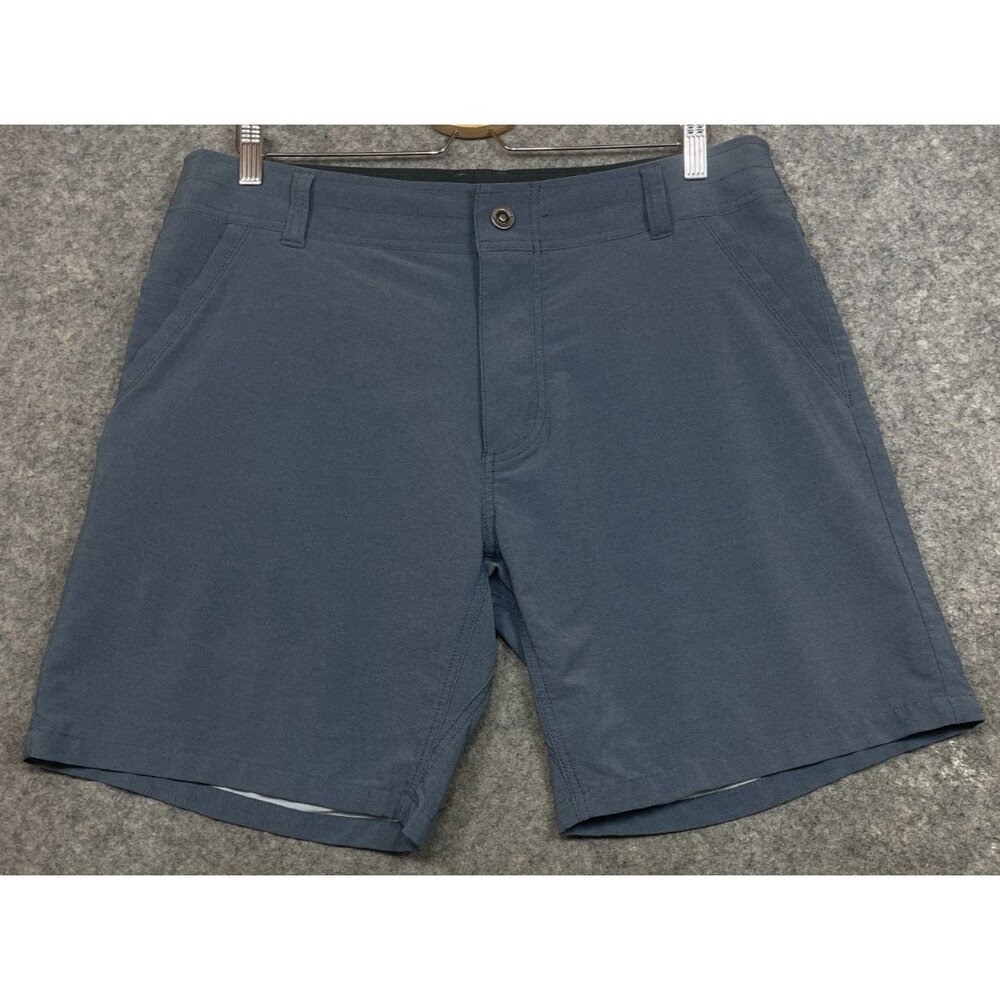 Kuhl Shift Amphibia Shorts Mens 36 Blue Gray Performance Outdoor Hiking Stretch